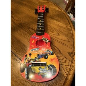 First Act Disney Mickey Mouse Speed Roadster Red Ukulele Great condition